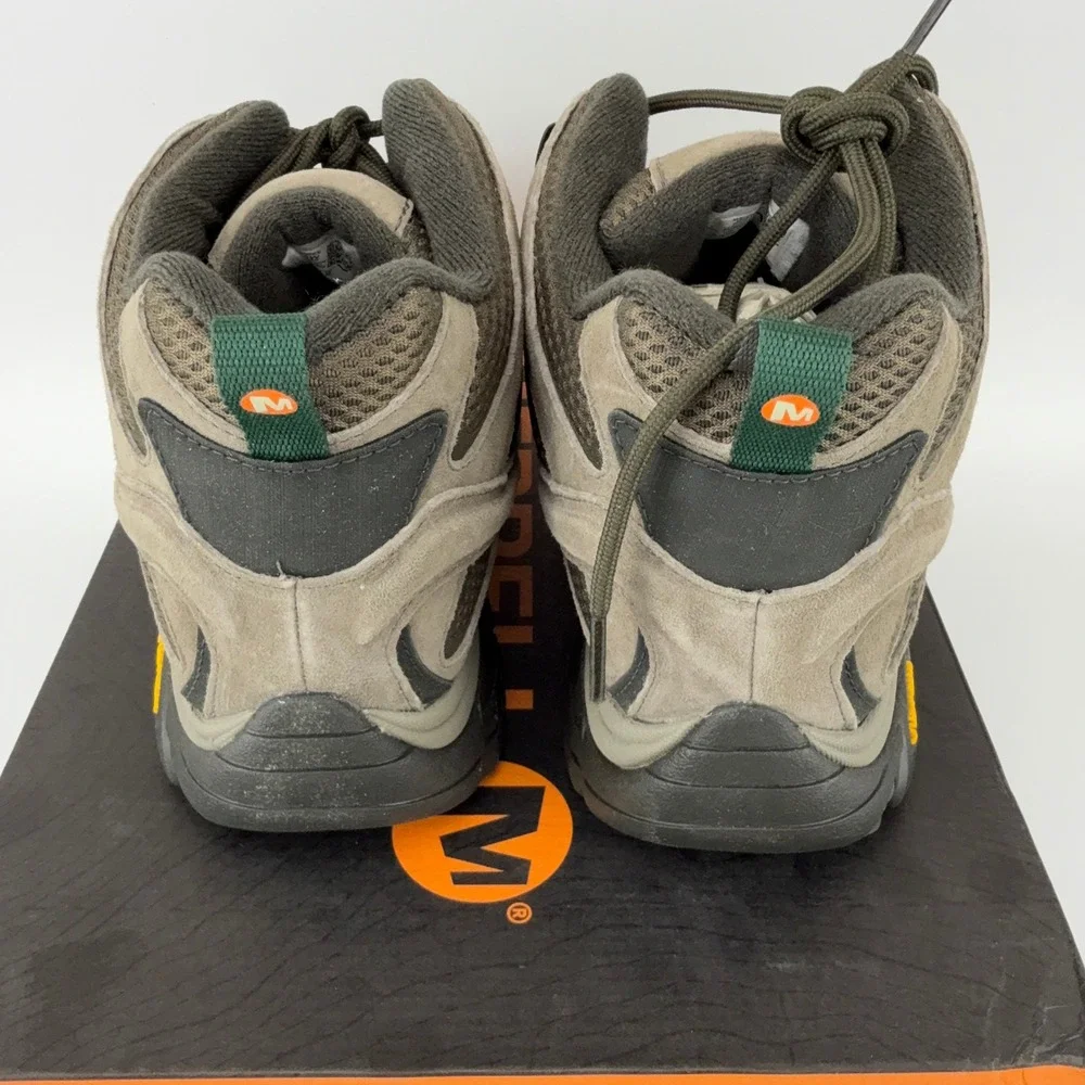 Merrell Moab 2 Mid WP Mens Hiking Boots Boulder J033323W Size 13 Wide Waterproof
